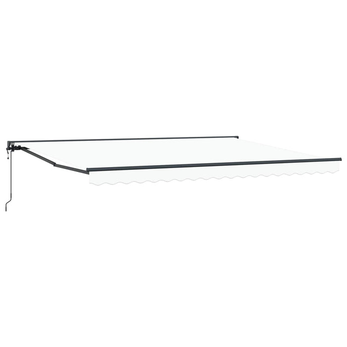 Cort electric retractabil Alb 5 × 3,5 m - WALTI WALTI