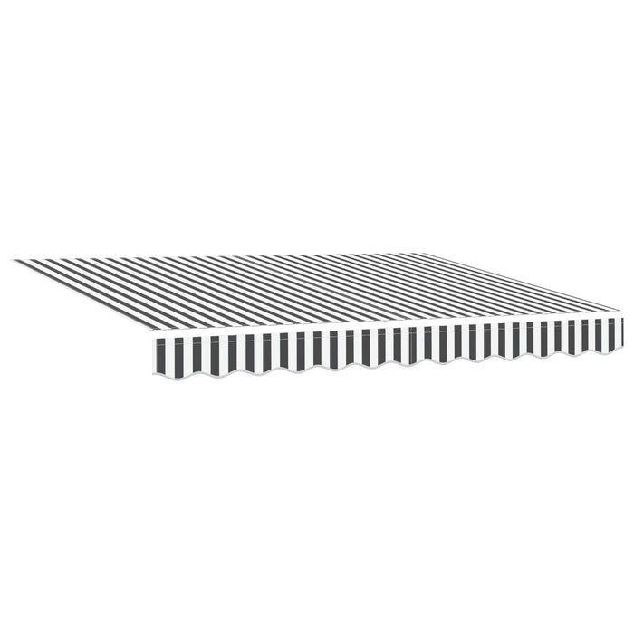 Cort electric retractabil Antracit și Alb 2,5 x 2 m WALTI