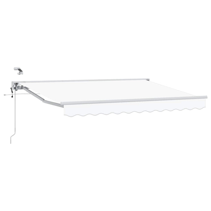 Cort electric retractabil Alb 2,5 x 2 m WALTI