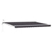 Cort electric retractabil Antracit și Alb 4 x 2 m - WALTI WALTI