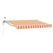 Cort electric retractabil Galben, Portocaliu și Alb 3 x 2,5 m - WALTI WALTI