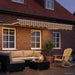 Cort electric retractabil Galben, Gri și Alb 3 x 2,5 m - WALTI WALTI