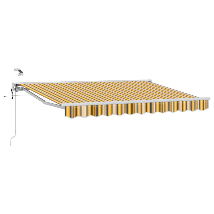 Cort electric retractabil Galben, Gri și Alb 3 x 2,5 m - WALTI WALTI