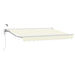 Cort electric retractabil Crema și Alb 3,5 x 2,5 m - WALTI WALTI
