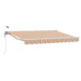Cort electric retractabil Albastru, Portocaliu, Alb 3,5 x 2,5 m - WALTI WALTI