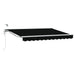 Cort electric retractabil Negru și Alb 3,5 x 2,5 m - WALTI WALTI