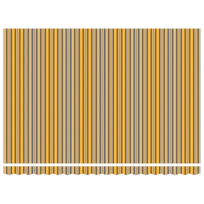 Cort electric retractabil Galben, Gri și Alb 4 × 3 m - WALTI WALTI