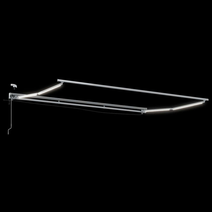Cort electric retractabil Portocaliu, Alb și Negru 4,5 × 3 m - WALTI WALTI