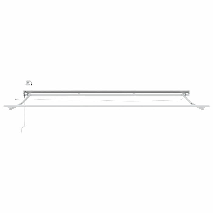 Cort electric retractabil Portocaliu, Alb și Negru 4,5 × 3 m - WALTI WALTI