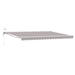 Cort electric retractabil Gri deschis și alb. 4,5 × 3 m - WALTI WALTI
