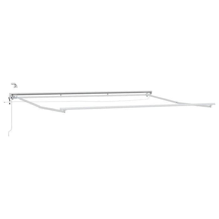 Cort electric retractabil Portocaliu, Alb și Negru 4,5 × 3,5 m - WALTI WALTI