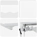 Cort electric retractabil Alb 5 x 3 m Poliester cu acoperire PU - WALTI WALTI