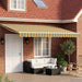 Cort electric retractabil Verde, Galben, Alb 5 × 3,5 m - WALTI WALTI