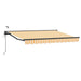 Cort electric retractabil Galben, Alb, Antracit 2,5 x 2 m - WALTI WALTI