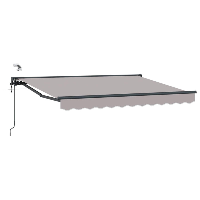 Cort electric retractabil Gri deschis și antracit 2,5 x 2 m - WALTI WALTI
