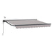 Cort electric retractabil Gri deschis și antracit 2,5 x 2 m - WALTI WALTI
