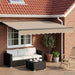 Cort electric retractabil Bej și antracit 3,5 x 2 m - WALTI WALTI