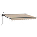 Cort electric retractabil Bej și antracit 3,5 x 2 m - WALTI WALTI