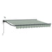 Cort electric retractabil Verde, Alb, Antracit 3 x 2,5 m - WALTI WALTI