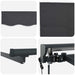 Cort electric retractabil Antracit 4 × 3 m - WALTI WALTI