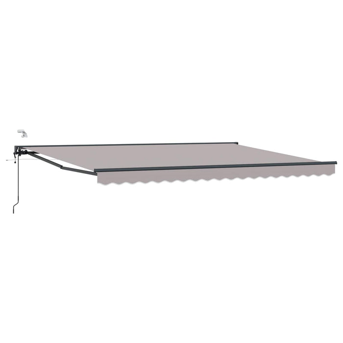 Cort electric retractabil Gri deschis și antracit 4 × 3,5 m - WALTI WALTI