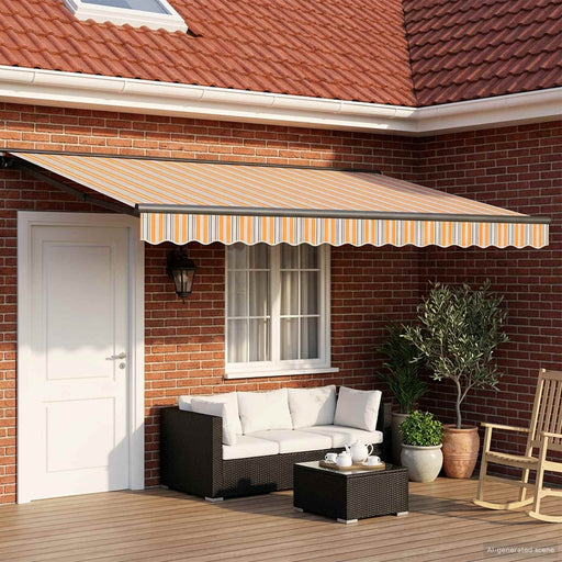 Cort electric retractabil 4,5 × 3 m Poliester cu acoperire PU - WALTI WALTI