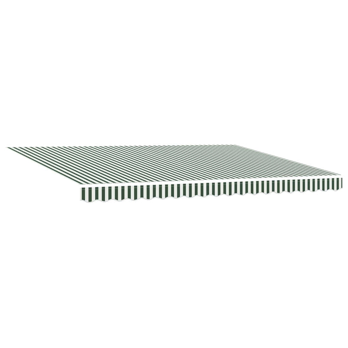 Cort electric retractabil Verde, Alb, Antracit 4,5 × 3 m - WALTI WALTI