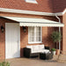 Cort electric retractabil Crem și Antracit 4,5 × 3,5 m - WALTI WALTI