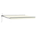 Cort electric retractabil Crem și Antracit 4,5 × 3,5 m - WALTI WALTI