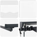 Cort electric retractabil Alb 5 x 3 m Poliester cu acoperire PU - WALTI WALTI