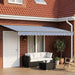 Cort electric retractabil Albastru, Alb, Antracit 5 × 3,5 m - WALTI WALTI