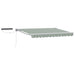 Cort electric retractabil Verde și alb 2,5 x 2 m - WALTI WALTI
