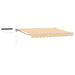 Cort electric retractabil Galben și alb 3 x 2 m - WALTI WALTI