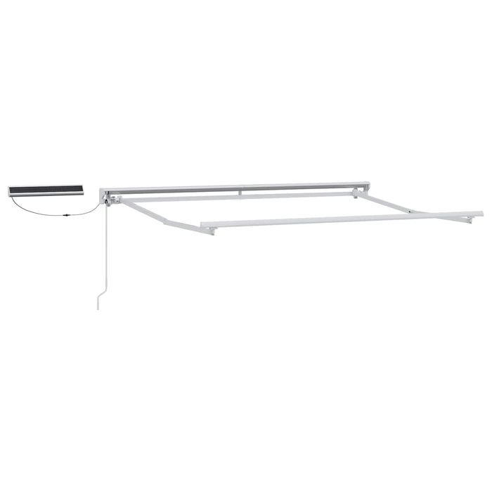 Cort electric retractabil Galben și alb 3 x 2 m - WALTI WALTI