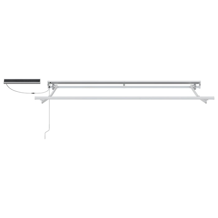 Cort electric retractabil Galben și alb 3 x 2 m - WALTI WALTI