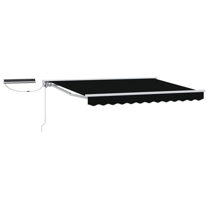 Cort electric retractabil Negru 3 x 2,5 m - WALTI WALTI