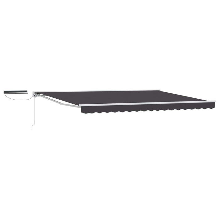 Cort electric retractabil Antracit 4 × 3 m - WALTI WALTI