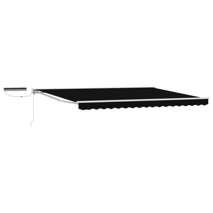 Cort electric retractabil Negru 4 × 3 m - WALTI WALTI