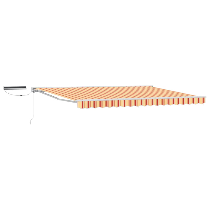 Cort electric retractabil Galben și portocalie 5 × 3,5 m - WALTI WALTI