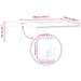 Cort electric retractabil Albastru și portocaliu 3 x 2,5 m - WALTI WALTI