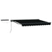 Cort electric retractabil Negru 3 x 2,5 m - WALTI WALTI