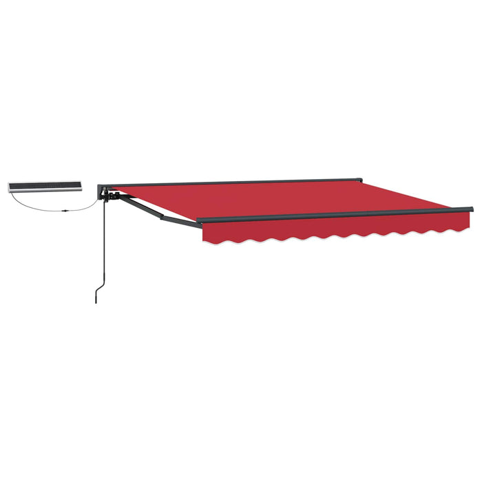 Cort electric retractabil Roșu 3 x 2,5 m - WALTI WALTI