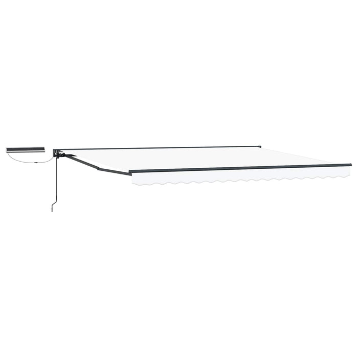Cort electric retractabil Alb 4 × 3,5 m - WALTI WALTI