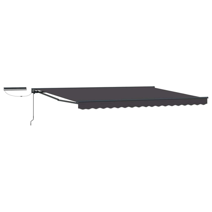 Cort electric retractabil Antracit 4,5 × 3 m - WALTI WALTI