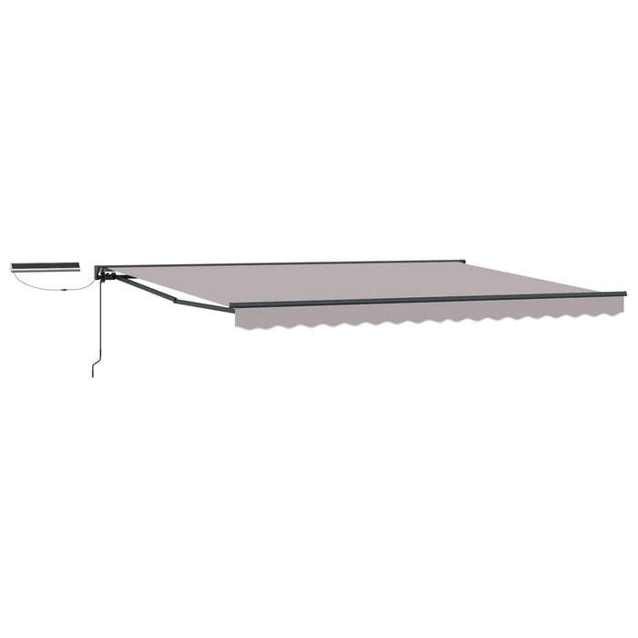 Cort electric retractabil Gri deschis și antracit 4,5 × 3 m WALTI