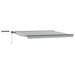 Cort electric retractabil Antracit și Alb 5 × 3,5 m - WALTI WALTI
