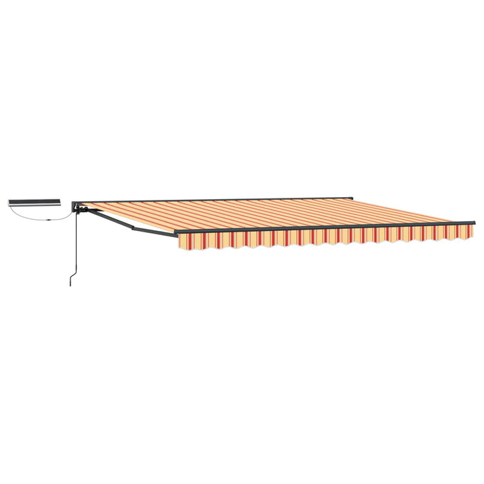 Cort electric retractabil Galben și portocalie 5 × 3,5 m - WALTI WALTI