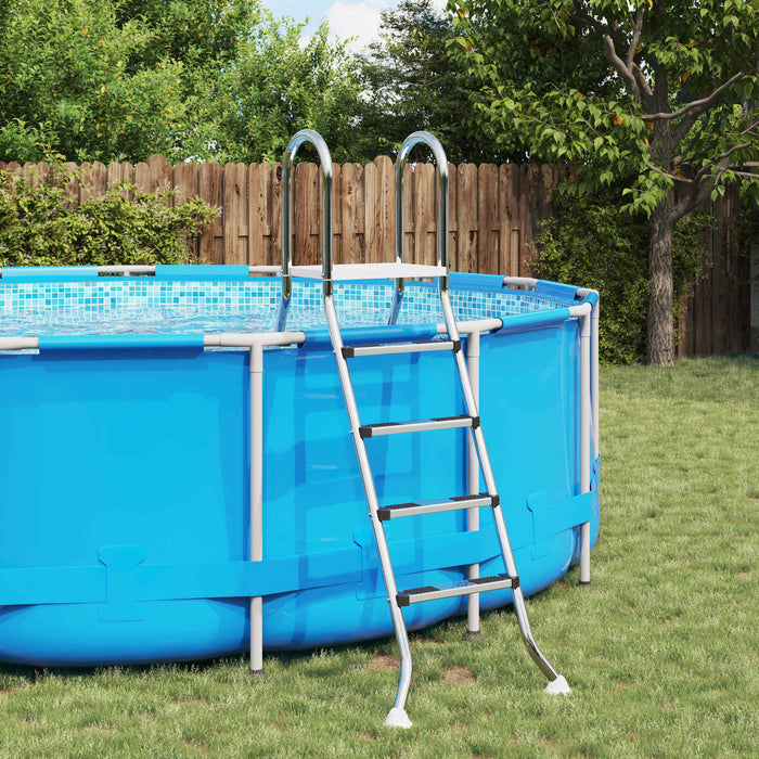 Scară pentru piscină supraterană 195 x 150 cm 4-Treaptă - WALTI WALTI