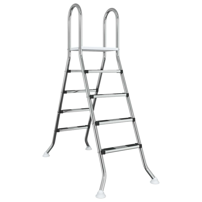 Scară pentru piscină supraterană 195 x 150 cm 4-Treaptă - WALTI WALTI