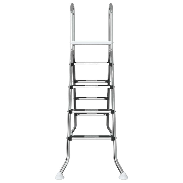 Scară pentru piscină supraterană 195 x 150 cm 4-Treaptă - WALTI WALTI